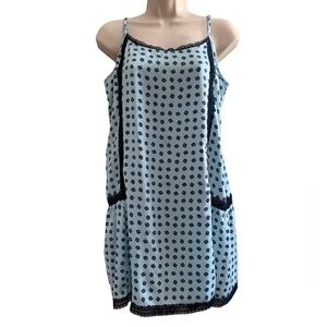 AERIE Intimates Satiny Night Gown Spaghetti Strap Slip Dress
